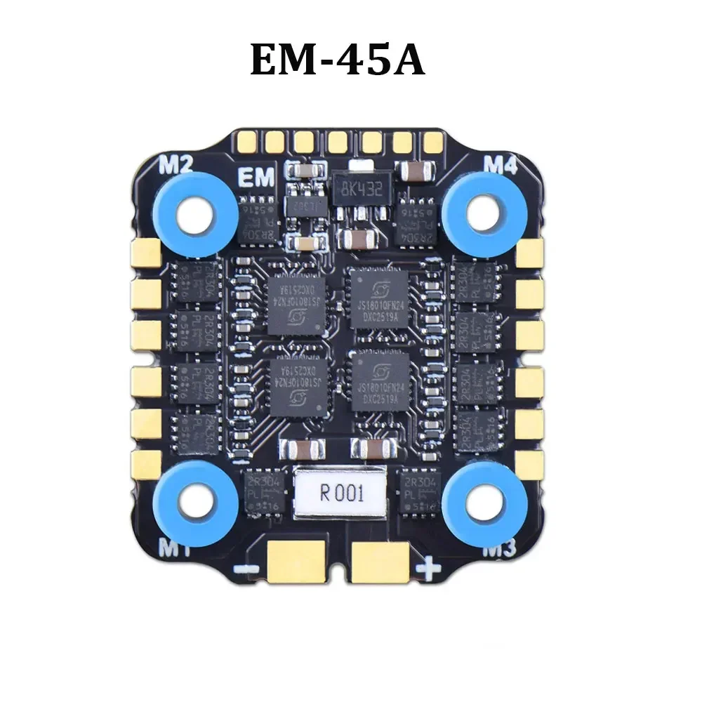 JHEMCU EM 4in1 ESC بدون فرش - 45A/50A | 2-6S LiPo، حامل M4 مقاس 20 × 20 مم، متانة عالية | لطائرات السباق بدون طيار FPV والحرة #2