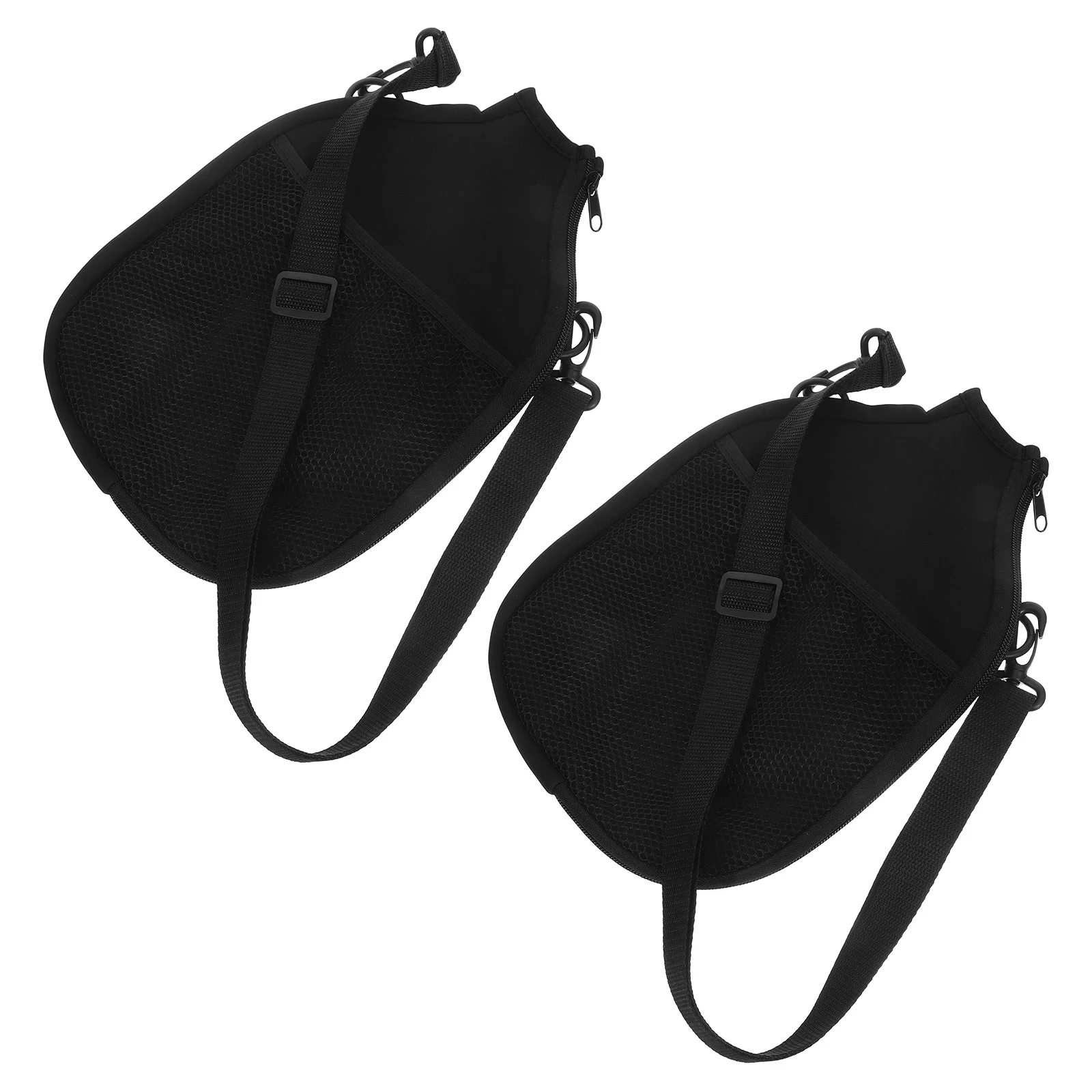 

2Pcs Waterproof Neoprene Paddle Cover Protective Racket Sleeve Portable Mesh Pocket Bag for Table Tennis Pickleball Tennis