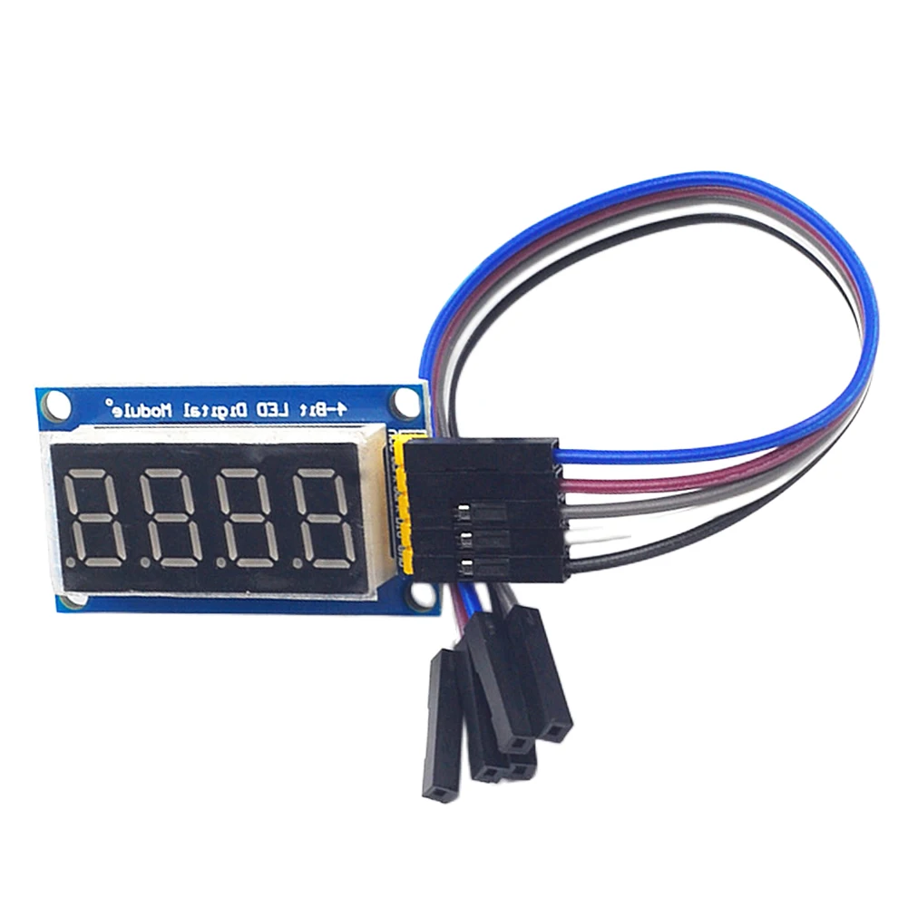 74HC595 LED Display Module 0.4 Inch LED Nixie Tube Display Module 3.3-5V 4-Digit