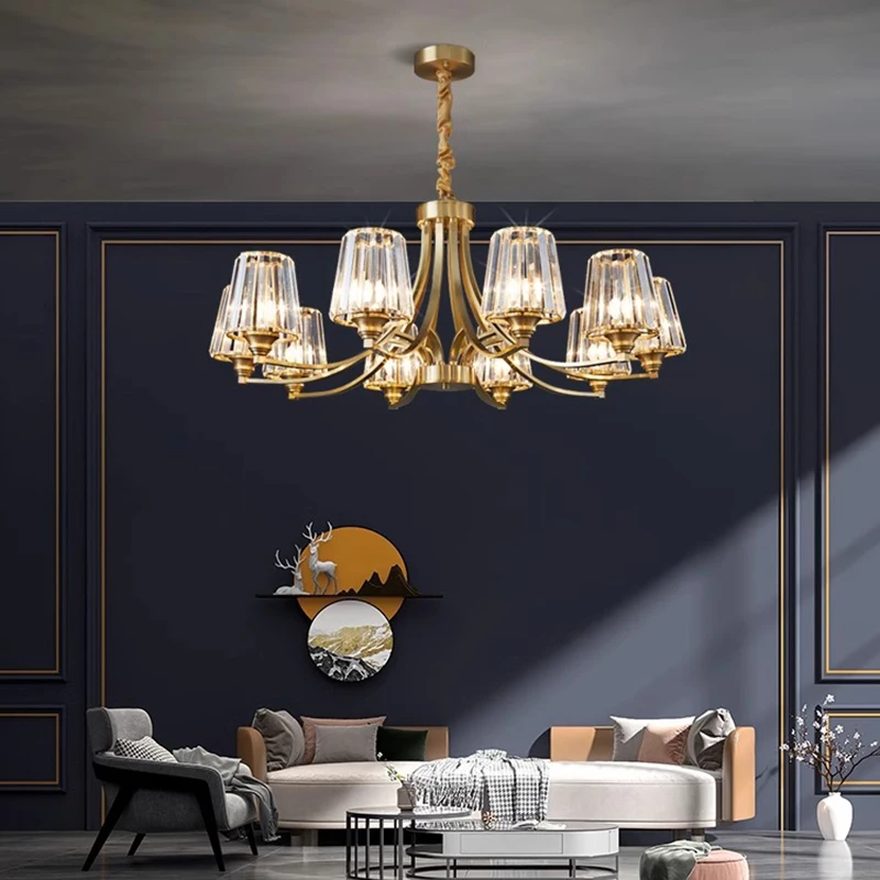 Modern LED Chandeliers para Home Decor, Luzes penduradas, Sala de estar, Sala de jantar, Iluminação interior