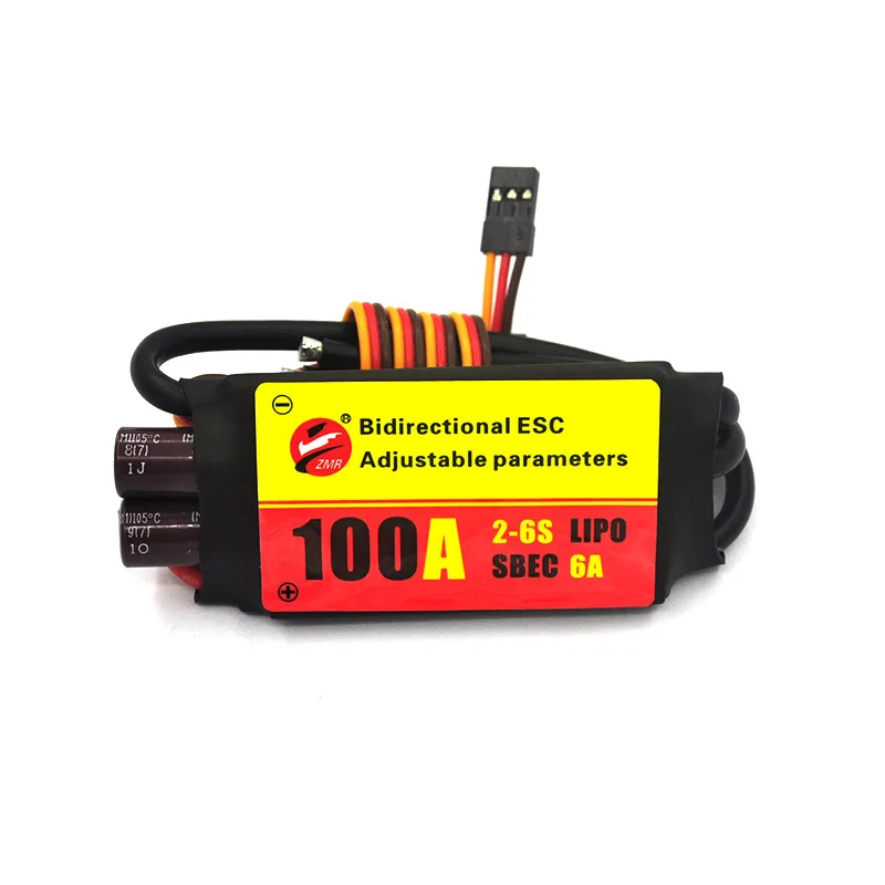 ZMR 12A/20A/30A/40A/50A/60A/80A Bidirectional Adjustable Brushless ESC for Remote Control Car Pneumatic Underwater Propeller