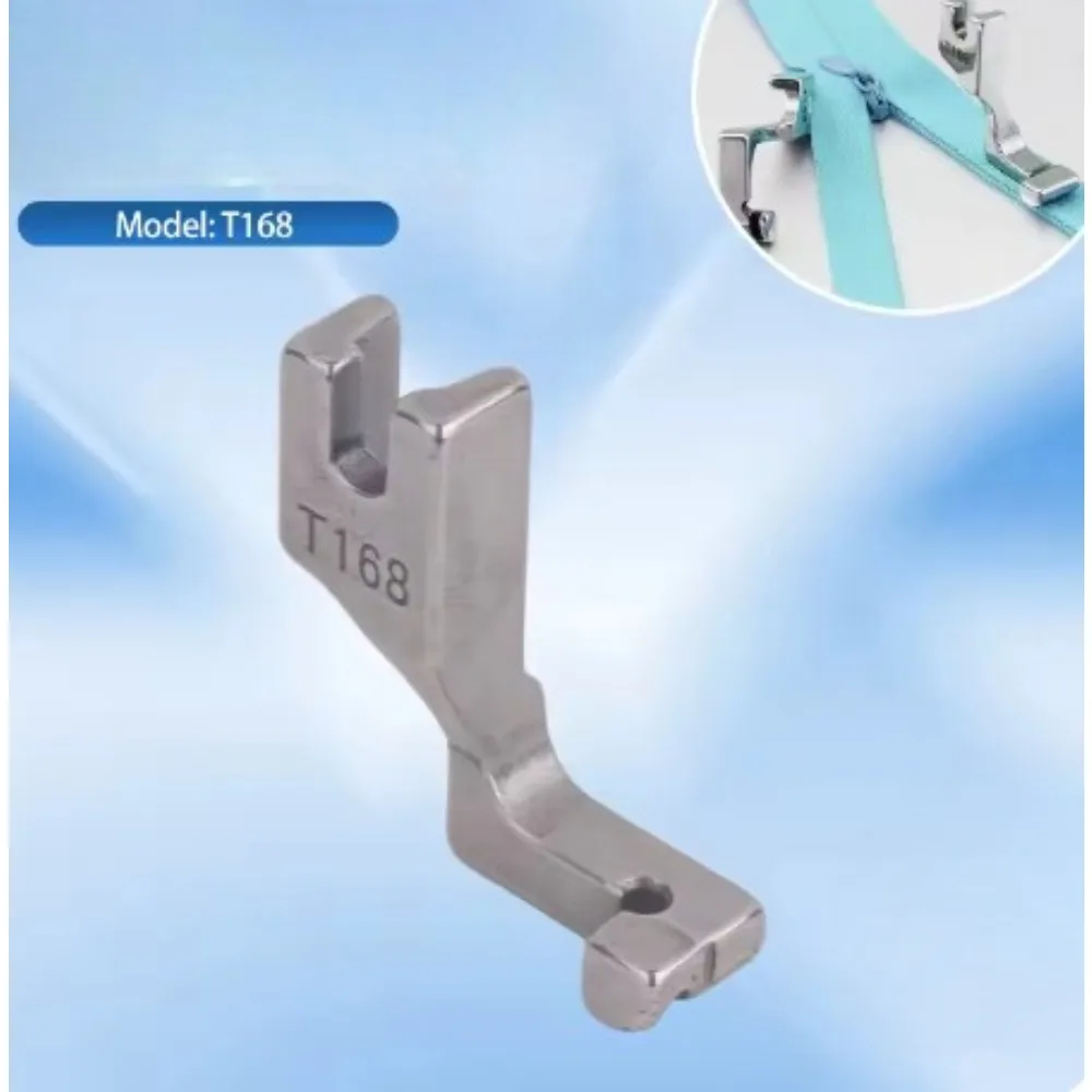 Invisible Zipper Presser Foot Unilateral Zipper Feet S518L T168 Lockstitch Industrial Sewing Machine