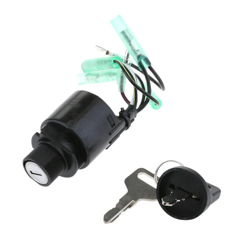 35100-ZV5-013 Ignition Switch Assembly with Key Replacement Fit for Honda Outboard