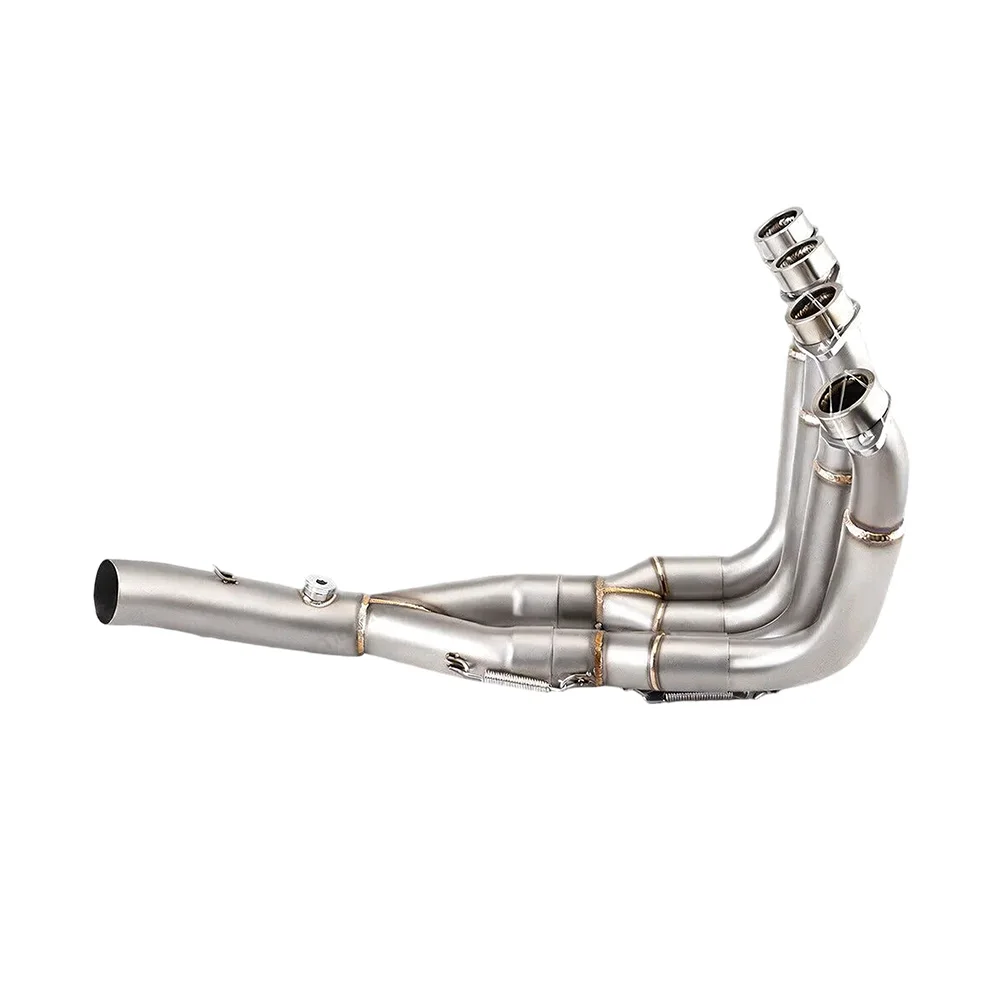 Für Yamaha R6 2006-2020 Komplettes Auspuffsystem Krümmer Mittelrohr Endrohr Schalldämpfer Auspuffrohre – Detail 3