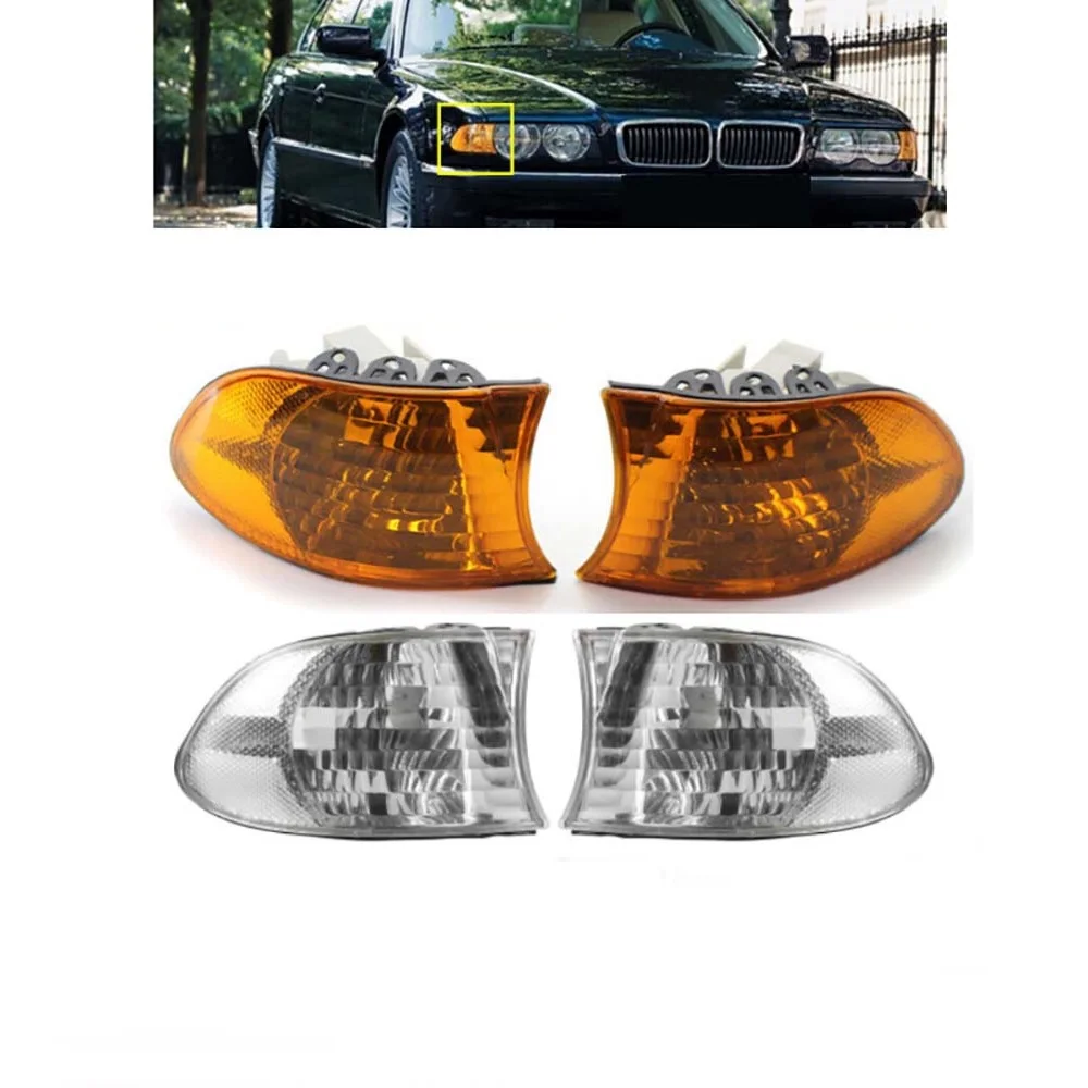 

1 пара 2X угловых указателя поворота для BMW 7 серии E38 1999 2000 2001