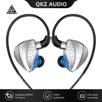 Original QKZ Hi6T Dynamic Earphones Hi-Res HiFi Stereo Surround Music Headsets With Mic In-Ear Sport Game Live Streaming Earbuds