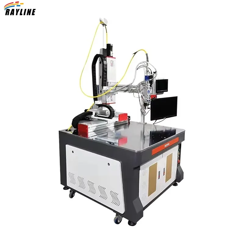 1500w 4 axis precision automatic transmission optic fiber laser welding machine for aluminum Auto Parts Welding