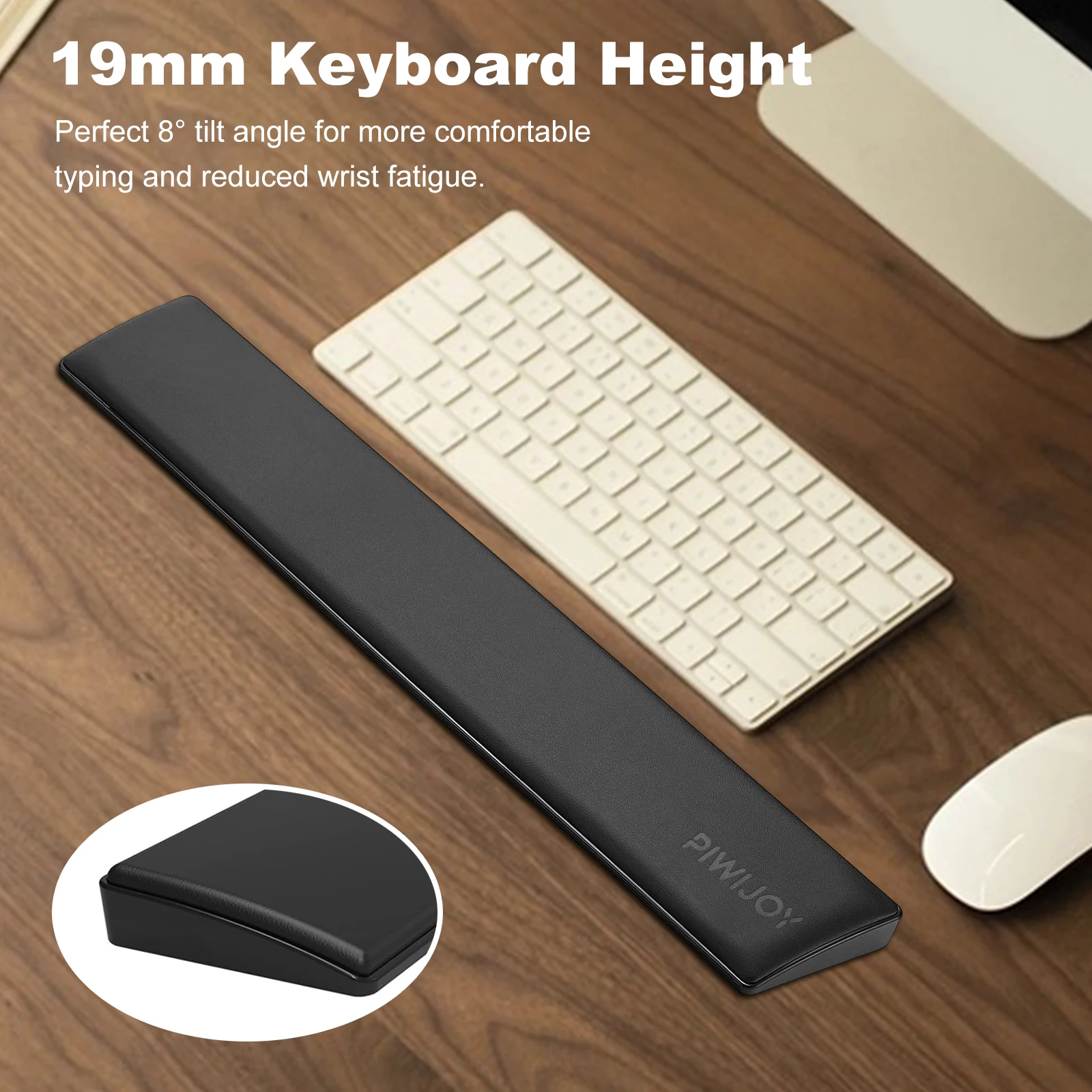 

Mouse & Keyboard Wrist Support Pad Protection Rest pad for Office Laptop Keyboard Mouse Mat Memory Nonslip Cotton Rest