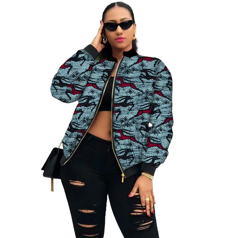 

Оригинальный дизайн, женские бейсбольные куртки в африканском стиле от кутюр, модный короткий бомбер с принтом, женская куртка с принтом в стиле ретро