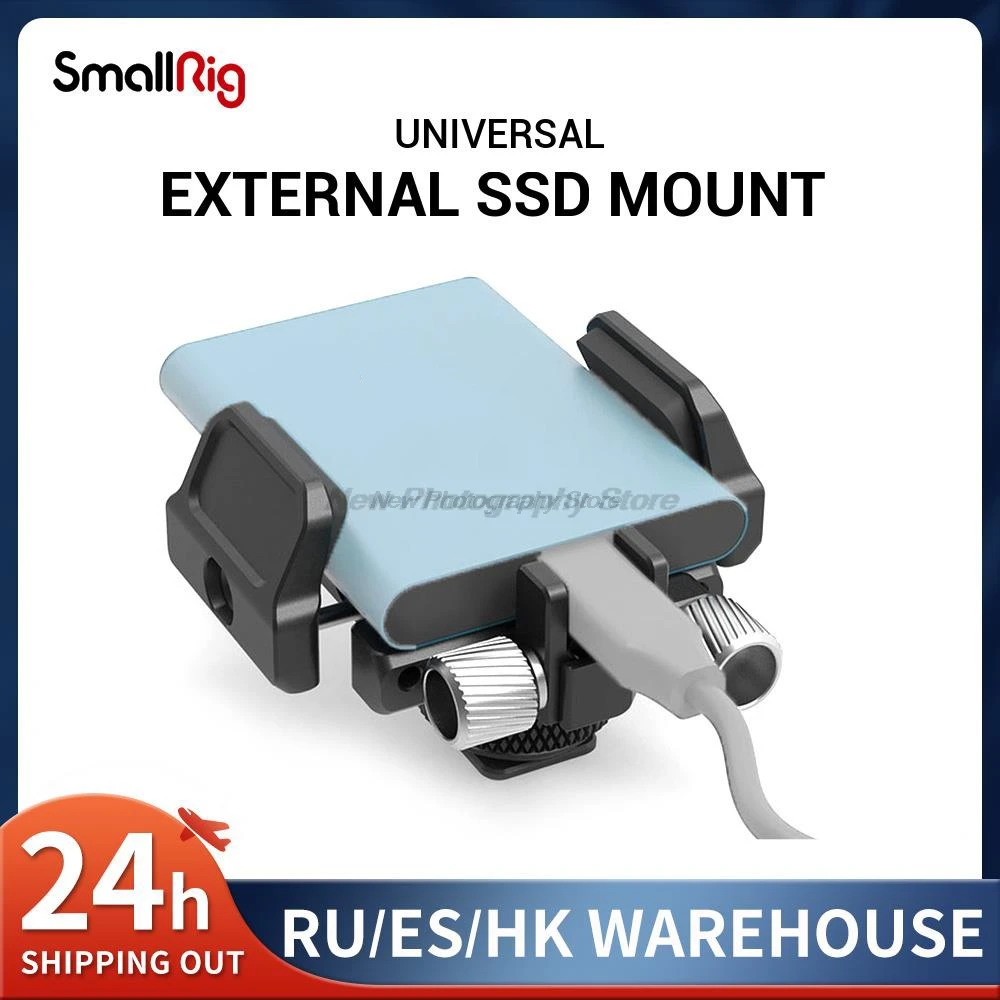 SmallRig SSD Carry Mount Universal Holder for External SSD for Samsung T5 SSD Angelbird SSD2go Holder Camera