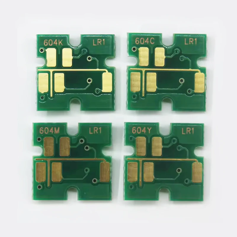 604XL 604 XL Disposable Permanent Auto Reset Ink Chip for Epson XP-2200 XP-2205 XP-3200 XP-3205 XP-4200 XP-4205 WF-2910 WF-2950