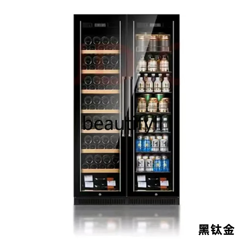 النبيذ الأحمر السيجار مزيج مجلس الوزراء التبغ مرطب درجة حرارة ثابتة الرطوبة الثابتة عرض خزانة العرض التجارية