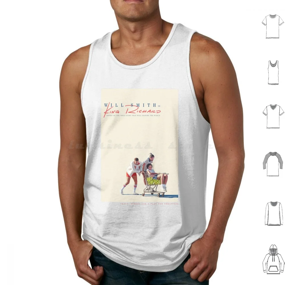 King Richard 2022 Film Tank Tops Vest Sleeveless King Richard 2022 Movie Biography Drama Film Father Famed Tennis Players