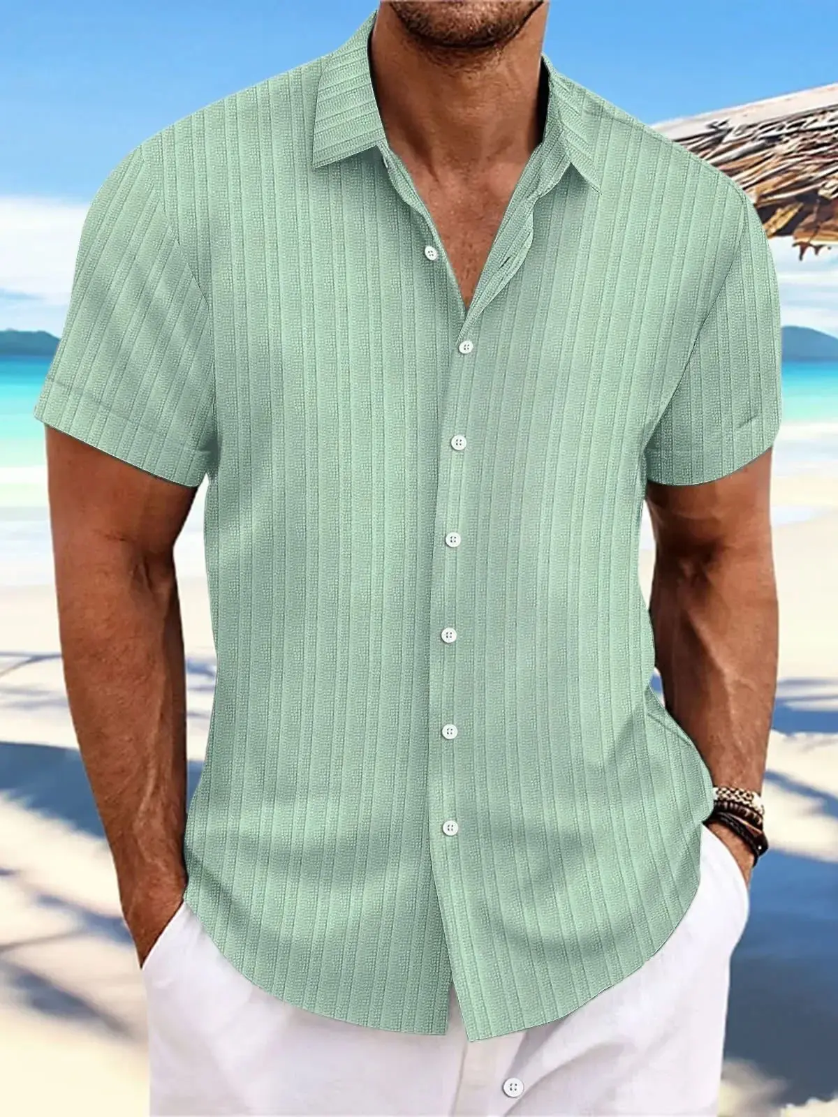 

Men's ort Sve irt 3D Digital Print Collar Fce Lined Thiened Autumn Spring Faion Casual Busin Wear