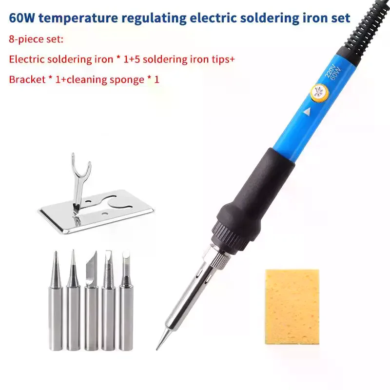 Adjustable Temperature Electric Soldering Iron 110V(US Plug) /220V(EU Plug) 60W Soldering Iron Welding Solder Repair Tool