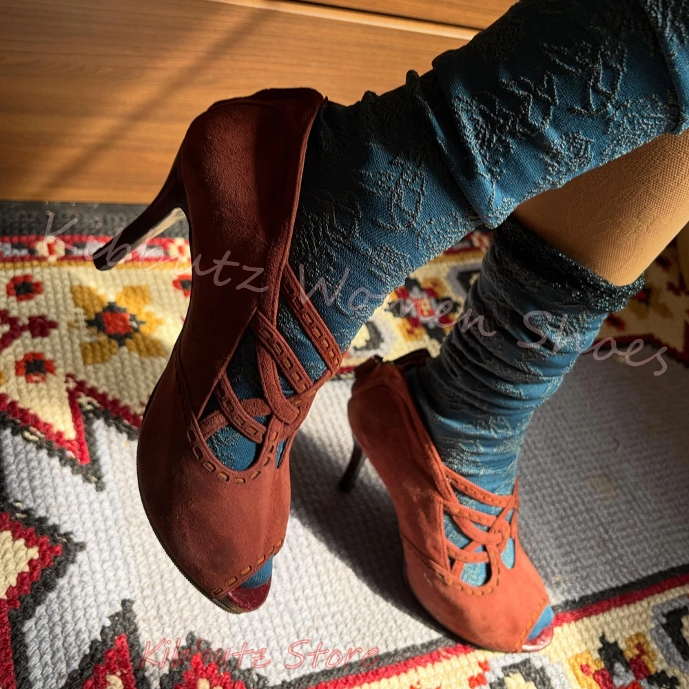 Vintage Rome Sandals Suede Lea - Vintage Fashion Rome ulasan dan harga