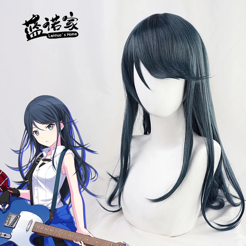 Virtual YouTube Vtuber Leo Need Cosplay Wig Halloween Carnival Party Props Synthetic Hair Heat Resistant Fiber + Wig Cap