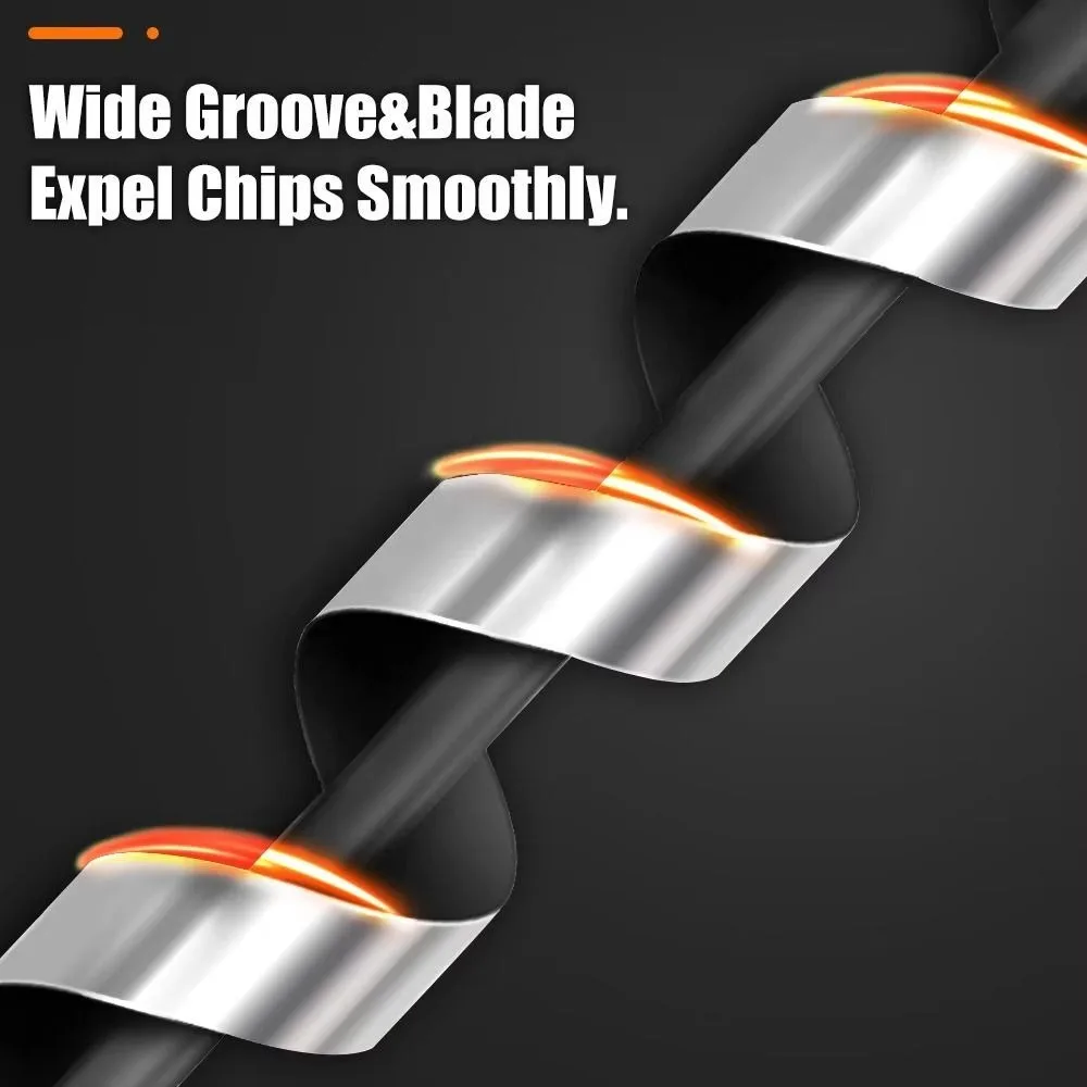 

5 шт., 230 мм, деревообрабатывающая роликовая дрель, углеродистая сталь, высокая твердость, инструмент для развертывания, износостойкая шестиугольная ручка, центральная дрель по дереву