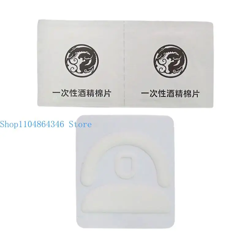 

5asd Набор коньков для мыши с изогнутыми краями, коврик для ног для мыши ATK A9 Mouse