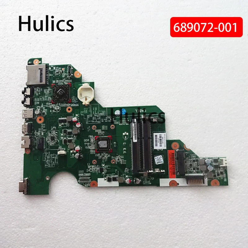 Hulics Used 689072-001 For HP Probook 655 Mainboard 010172W00 689072-501 EM1800 Notebook Motherboard 689072-601 Main Board