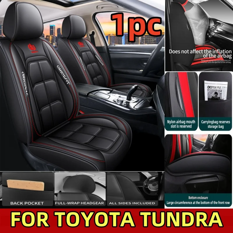 

FOR TOYOTA TUNDRA car seat cover front single-seat PU leather muscle waterproof full cover seat cover is soft and comfortable