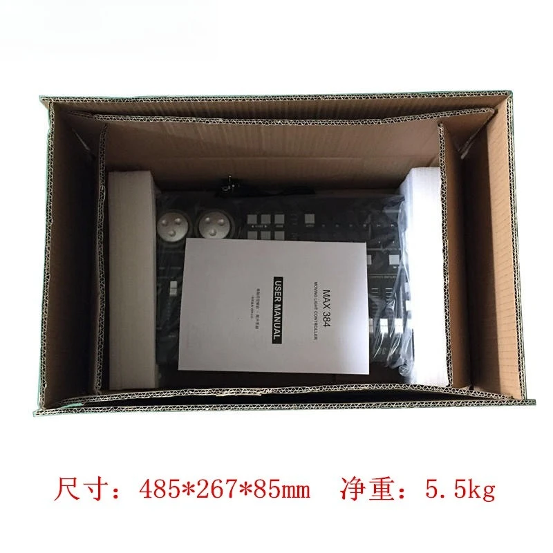 DMX512 Console Stage Lighting Controller, Moving Head Beam LED Par Light Dimmer for Concerts Party