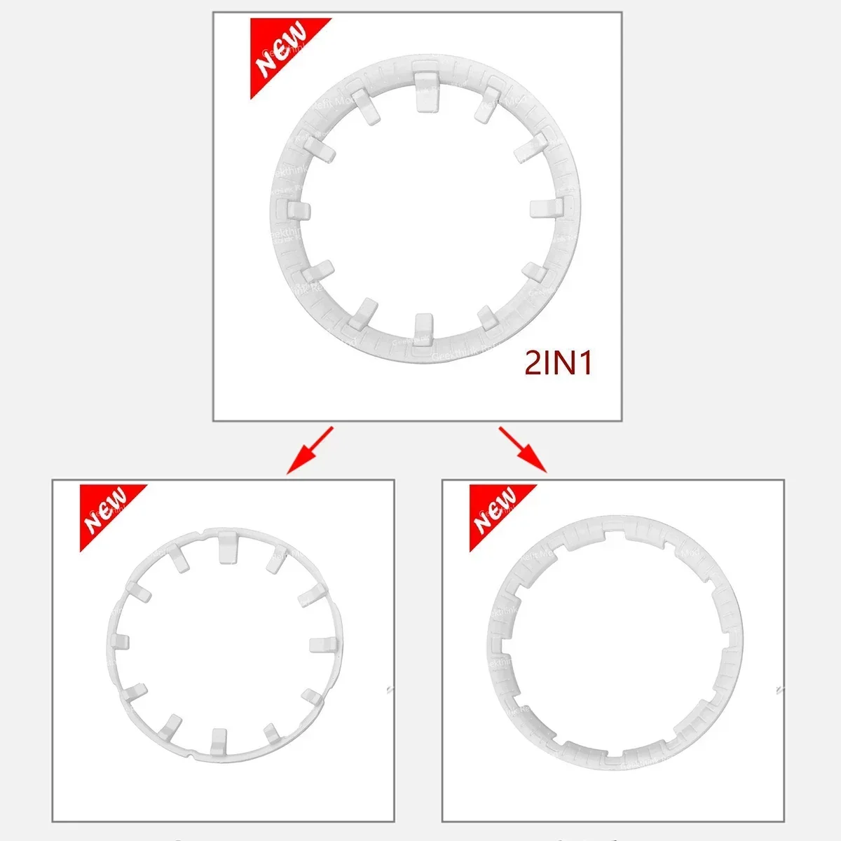 Casioak DIY Watch Scale Ring Index For GA2100 2110 2IN1 Hour Marker Dial Ring Refit Mod Modification Dial Watch Accessories