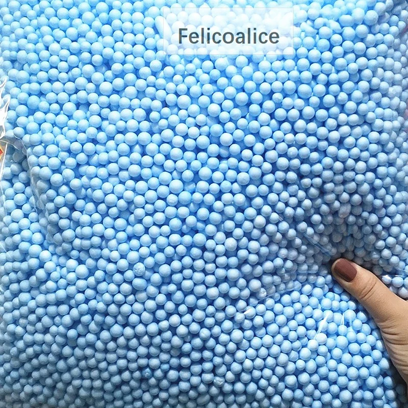 250 g/Beutel, 6–8 mm, runde Schaumstoffperlen für Schleim-Sofa-Füller und Flaschen-/Heimhandwerk, Geschenk, Dekoration, Füllung – Detail 7