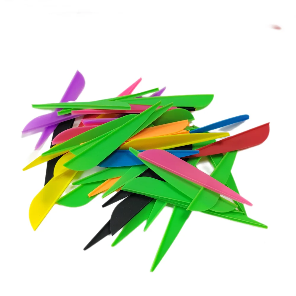 חץ חץ וקשת 50pcs 3 אינץ 'חצים אש טיפת מים מריחה חץ נונים על ציד ירי רקומים חוזרים מתחם קשת אביזר