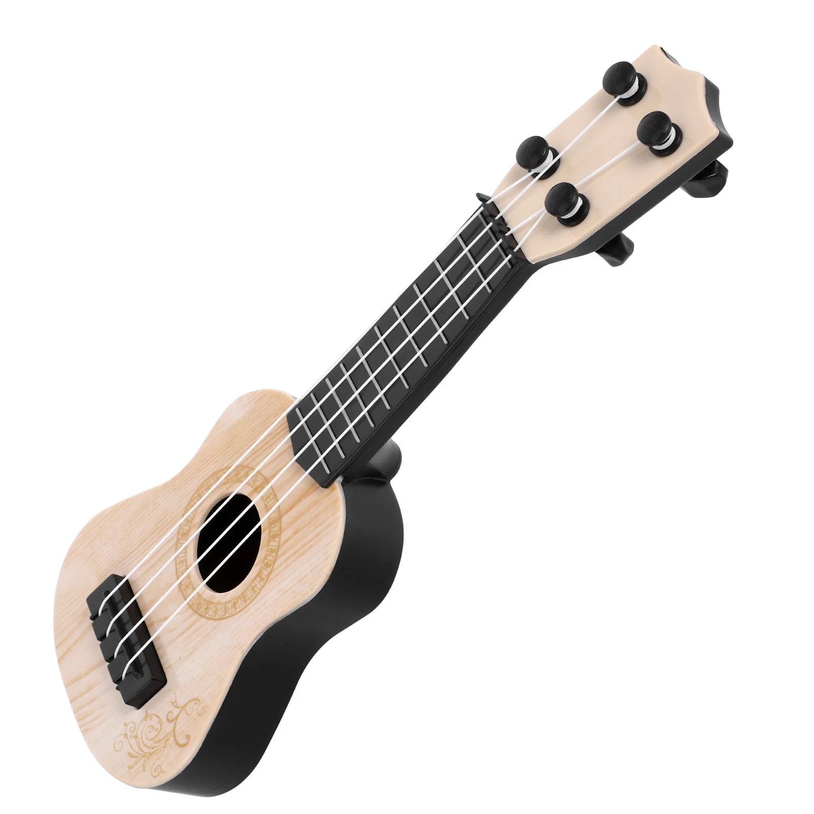 Toys for Toddlers Ukulele Simulation Kids Small Children Playthings Musical Instrument Models Beige
