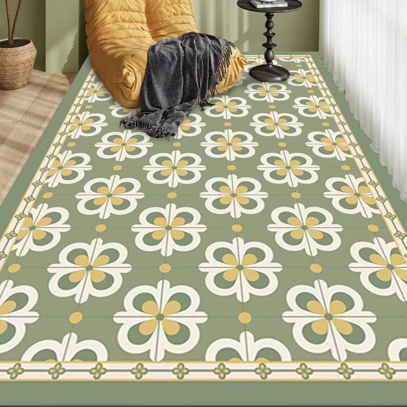 Balcony Mats Kitchen Floor Mat PVC Waterproof Sun-proof Carpet Leather Non-slip Dirt-resistant Rug Wear-resistant Ковер 러그 Tapis - view 3