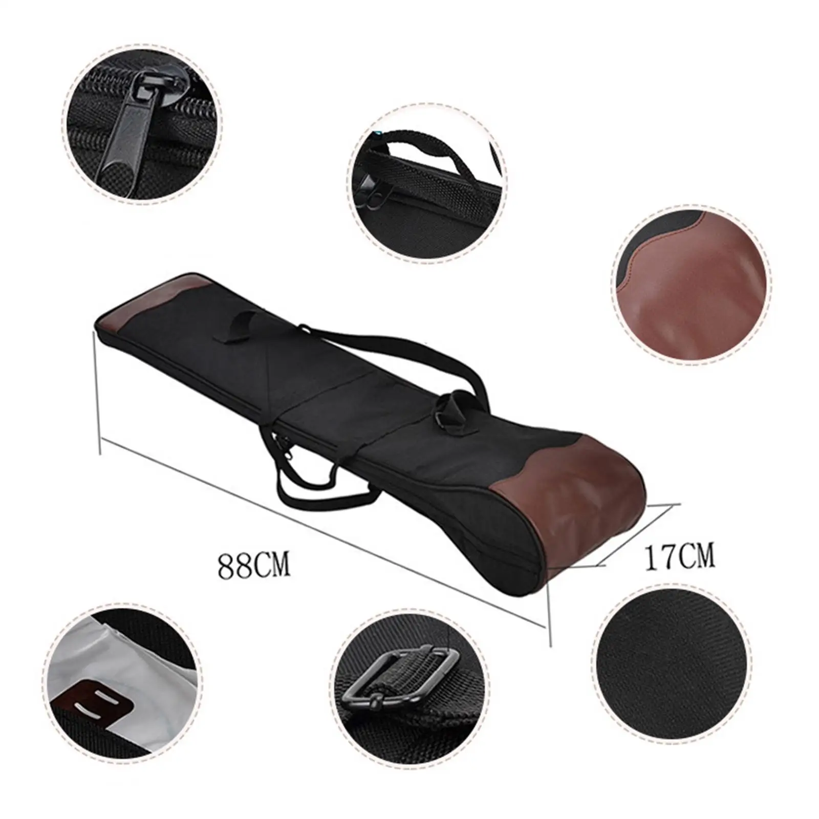 حقيبة Erhu متينة وخفيفة الوزن للسفر على الآلات الوطنية التقليدية #6