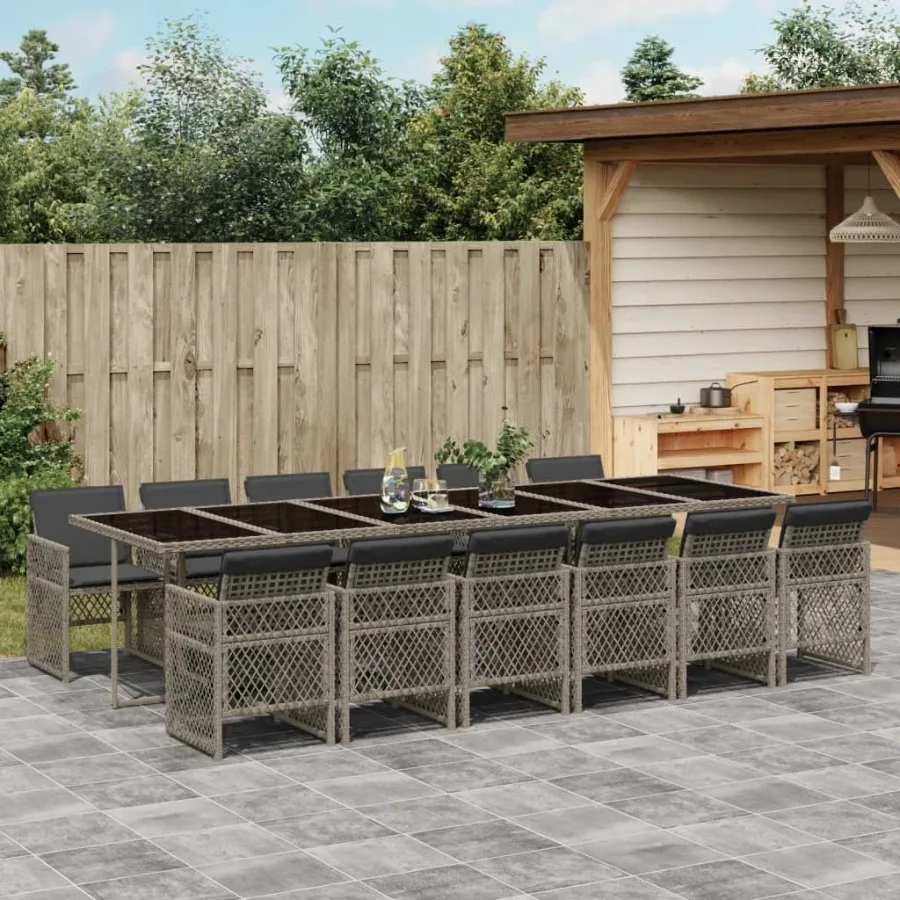 

Garden Dining Set Grey