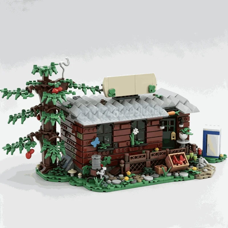 1915PCS Rustic Country Store Building Blocks Farmhouse Market Cottage Architecture Model Creative DIY Assembly Toy Display Gift