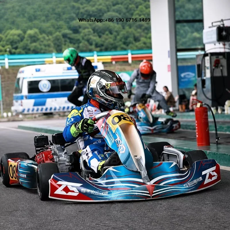 Professional 200cc Gas Racing Go Kart Outdoor 2T Engine Junior Adult 60 km/h Max Speed