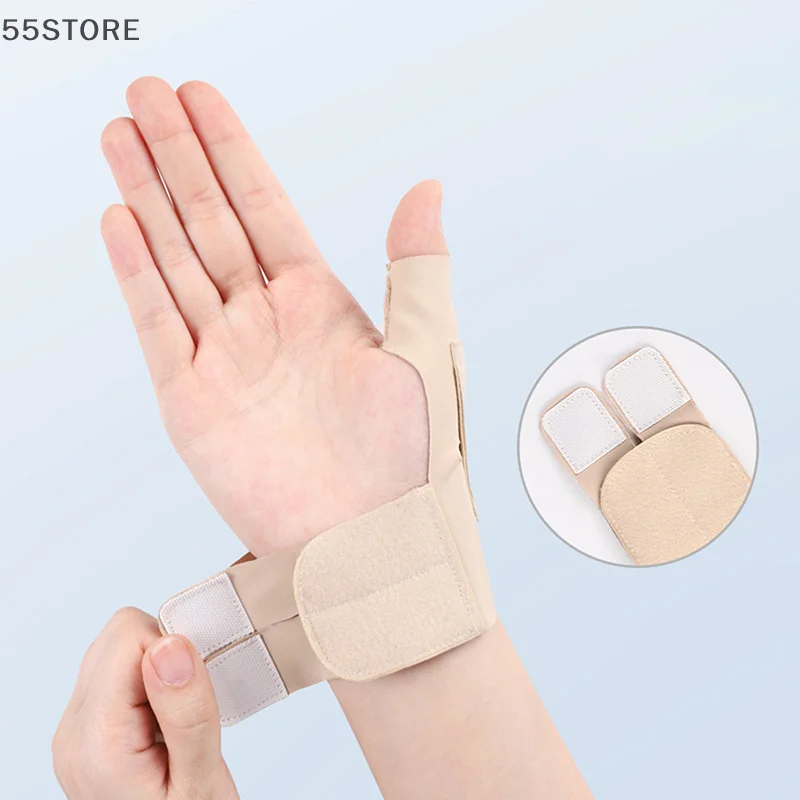 

1 шт., бандаж для большого пальца, стабилизатор запястья, облегчение боли, правая или левая рука, мягкая поддержка большого пальца, компрессионная защита рукава для женщин и мужчин