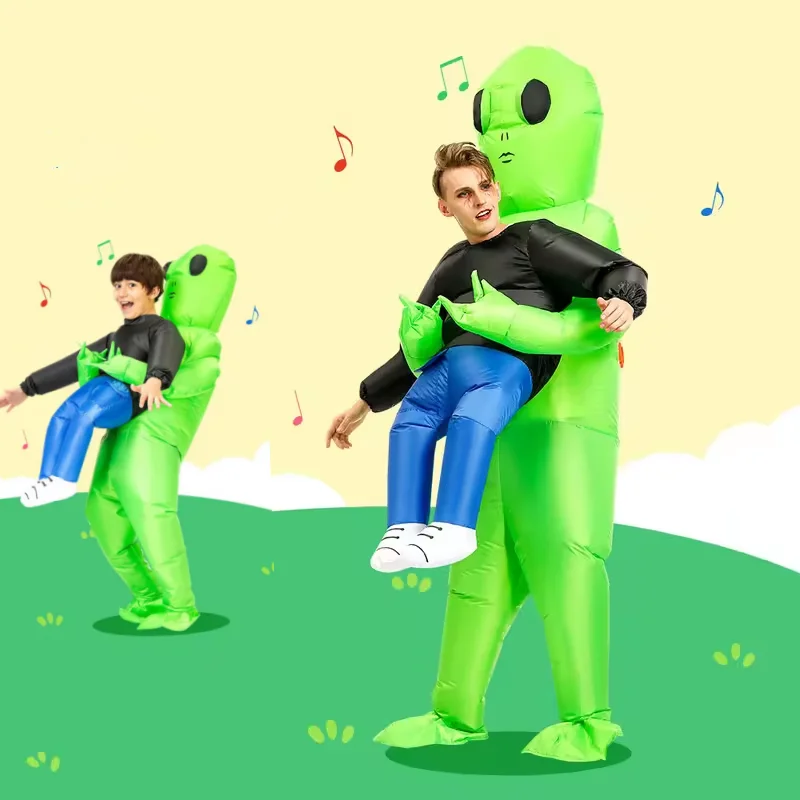 성인 어린이를 위한 코스프레 ET-외계인 의상 무서운 괴물 파티 축제 무대 어린이 의류 ET-외계인 풍선 의상