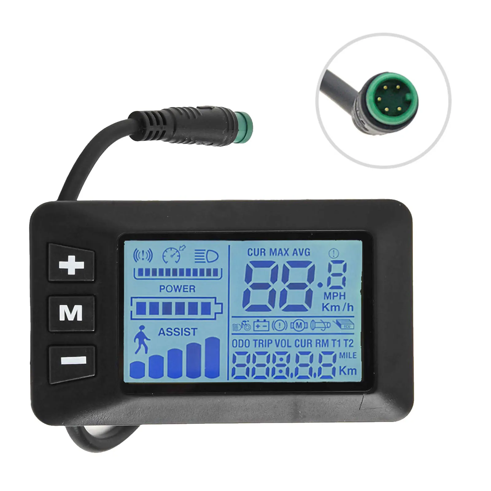 

GD01 Waterproof Digital Screen for Electric Bicycles Supports Multiple Voltage Systems with Enhanced Safety Functions