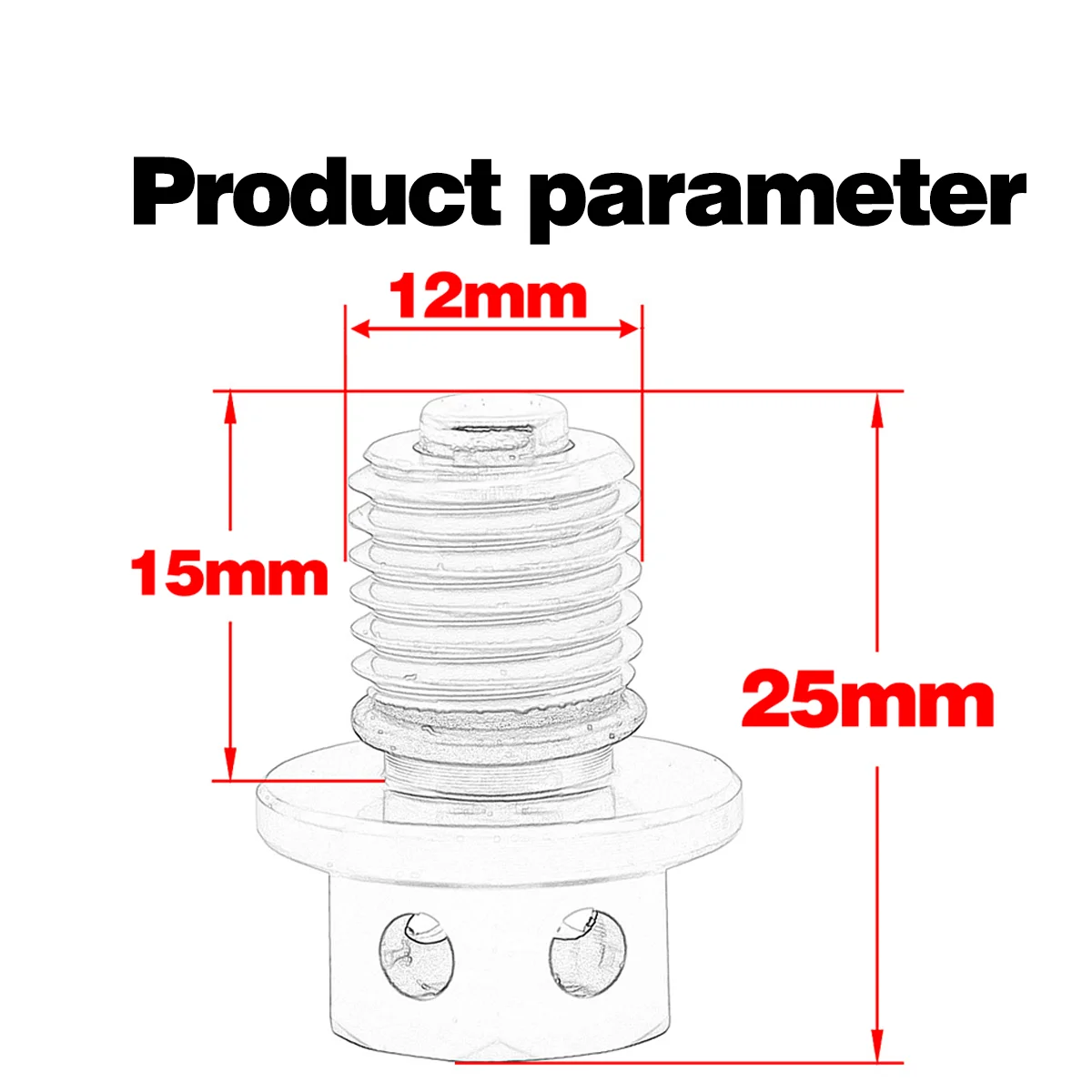 For KTM SXF EXC EXCF EXCR XC XCW XCF Motorcycle M12xP1.5 Magnetic Oil Drain Plug Bolt Screw For Honda Yamaha Kawasaki Husqvarna