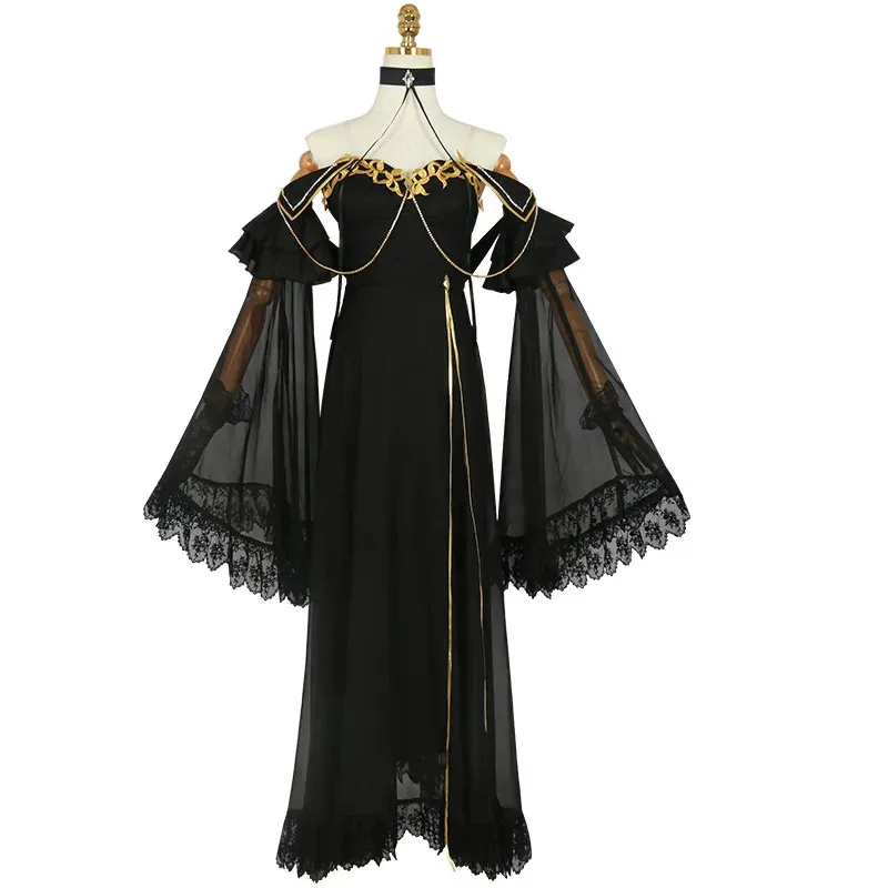 C.C. Cosplay Costume Black Anime Code Geass Role Paly Uniform Female Halloween Carnival Party Dresses eo]5