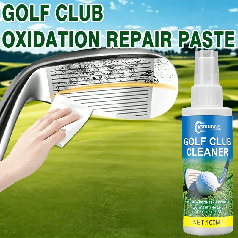 Golf Club Polishing Maintenance Spray Quick Rust Scratch Removal Shine Restorer Lasting Sparkle for Golf Clubs