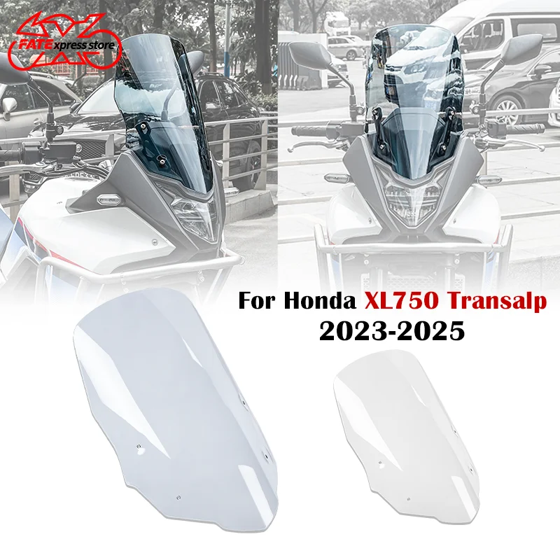 

For Honda XL750 Transalp Front Windscreen Windshield Wind Air Deflector Motorcycle XL 750 TRANSALP 2023 2024 2025