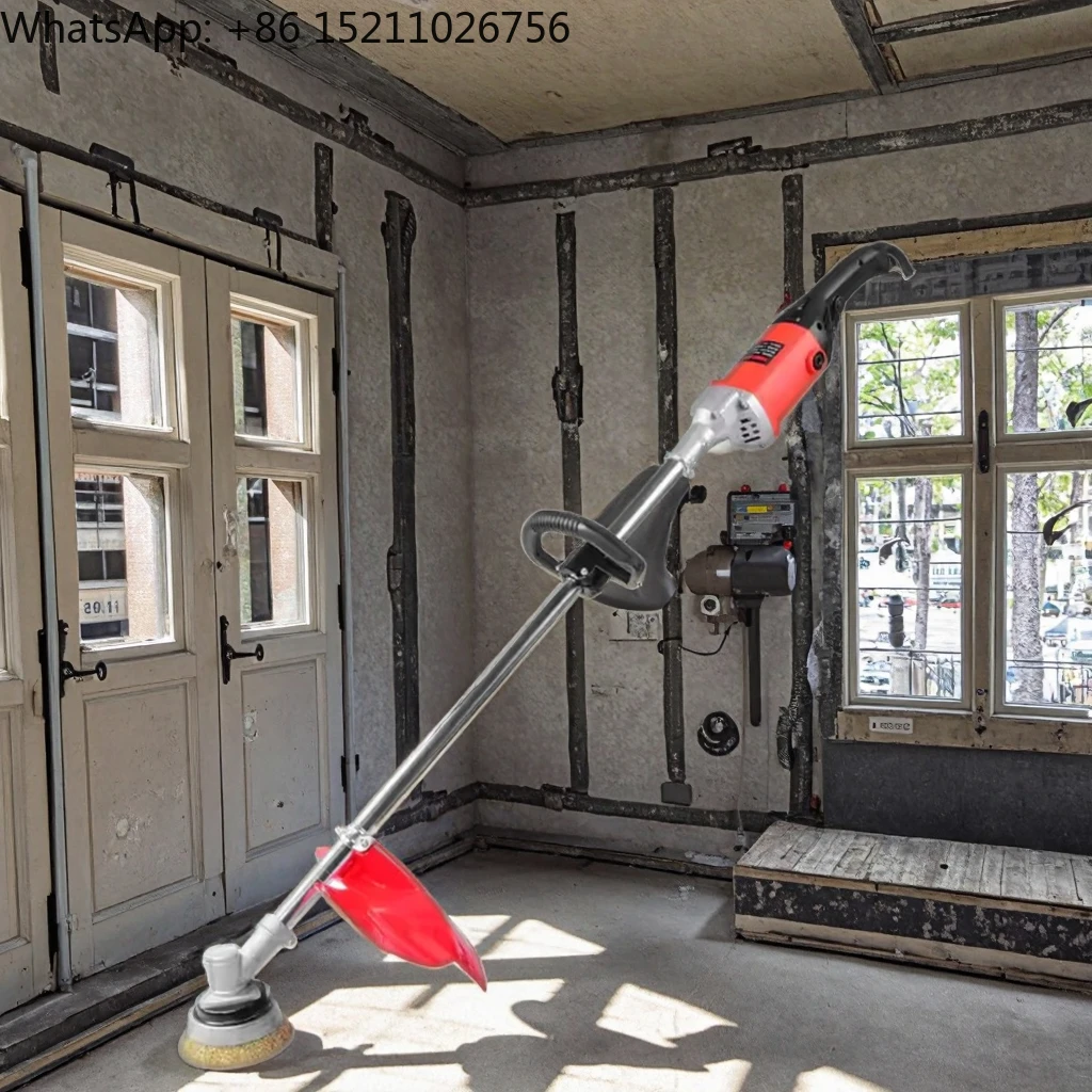 

Adjustable Speed 180MM Electric Mortar Plastering Machine Hand-Held Core Motor Rust Removal Concrete Mixers Cement Rust Remover