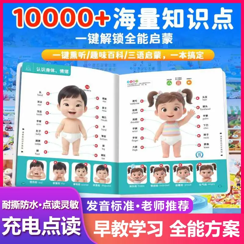Language, Math, English Early Education Audiobooks, Children's Cognitive Enlightenment, Parent-child Interaction