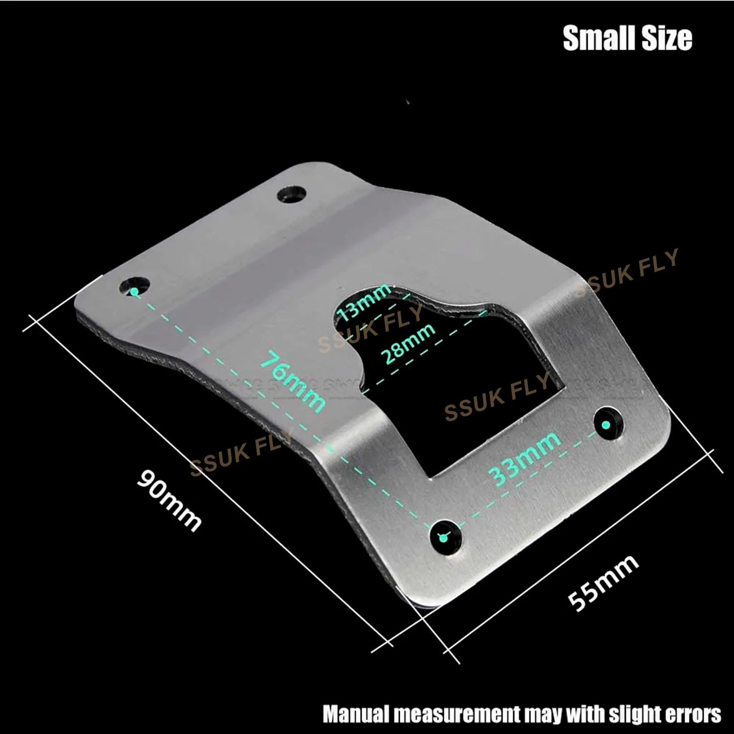 Universal Motorcycle Trunk Bottom Base Plate Quick-Release Mounting Slot Rear Side Box Slot Tail Top Box Bottom Installation