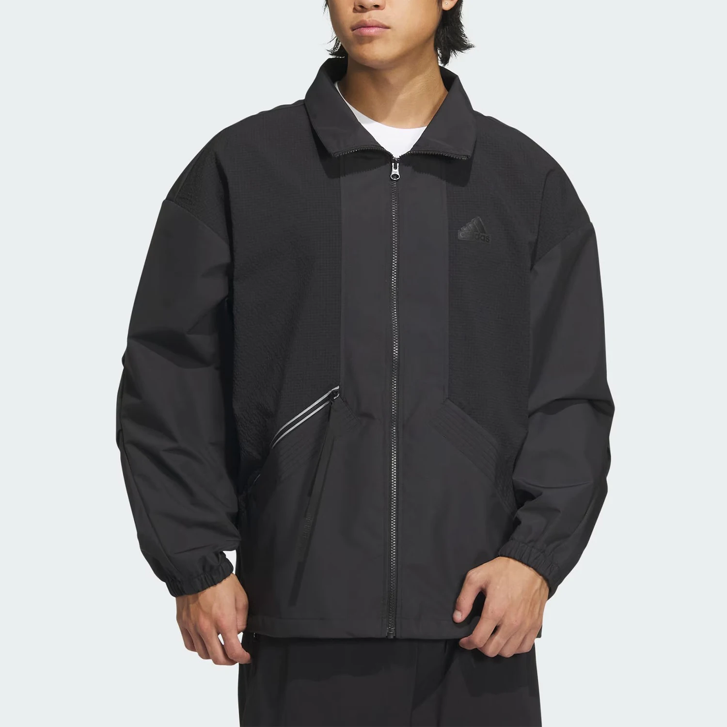 

Adidas Originals 2024 New Men's Stand Collar Outdoor Jacket IM9082