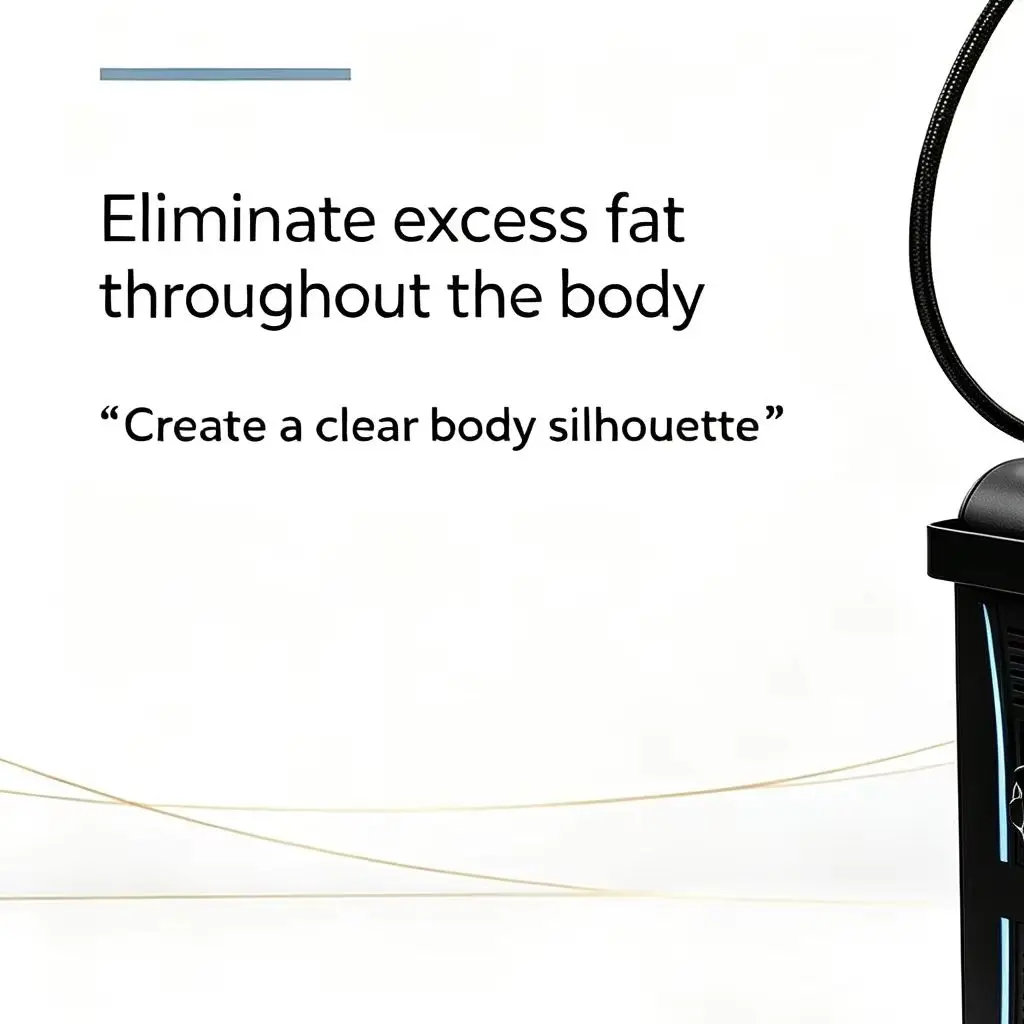 Cold Wave Slimming Shaping Device Real‑Time Temperature Control Fat Melting Body Sculpting Facial Lifting Anti‑Sagging Salon