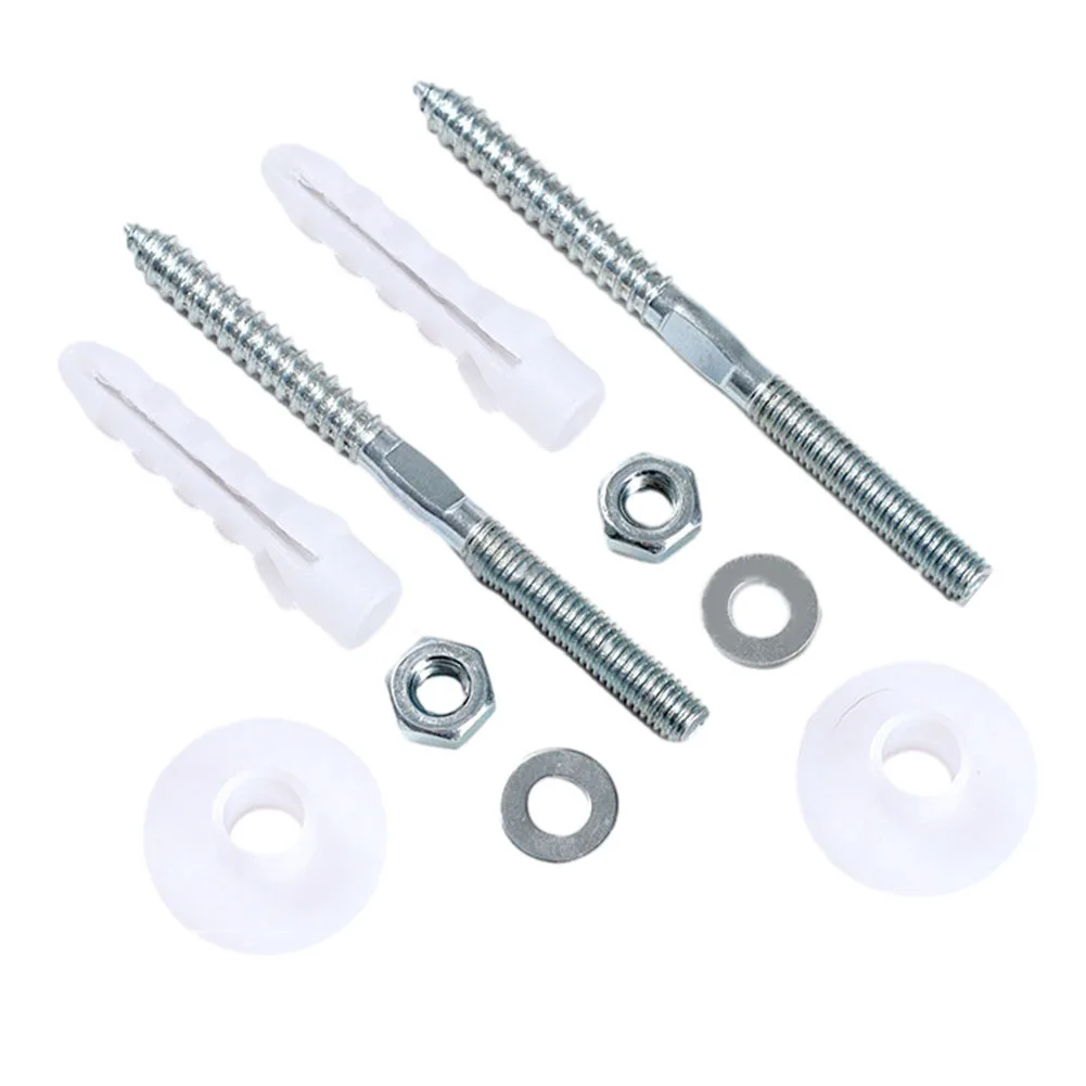 

Аксессуары для винтов для раковины Винт с двойным зубом Серебряная установка для умывальника Белый Zigong Настенный обустройство дома