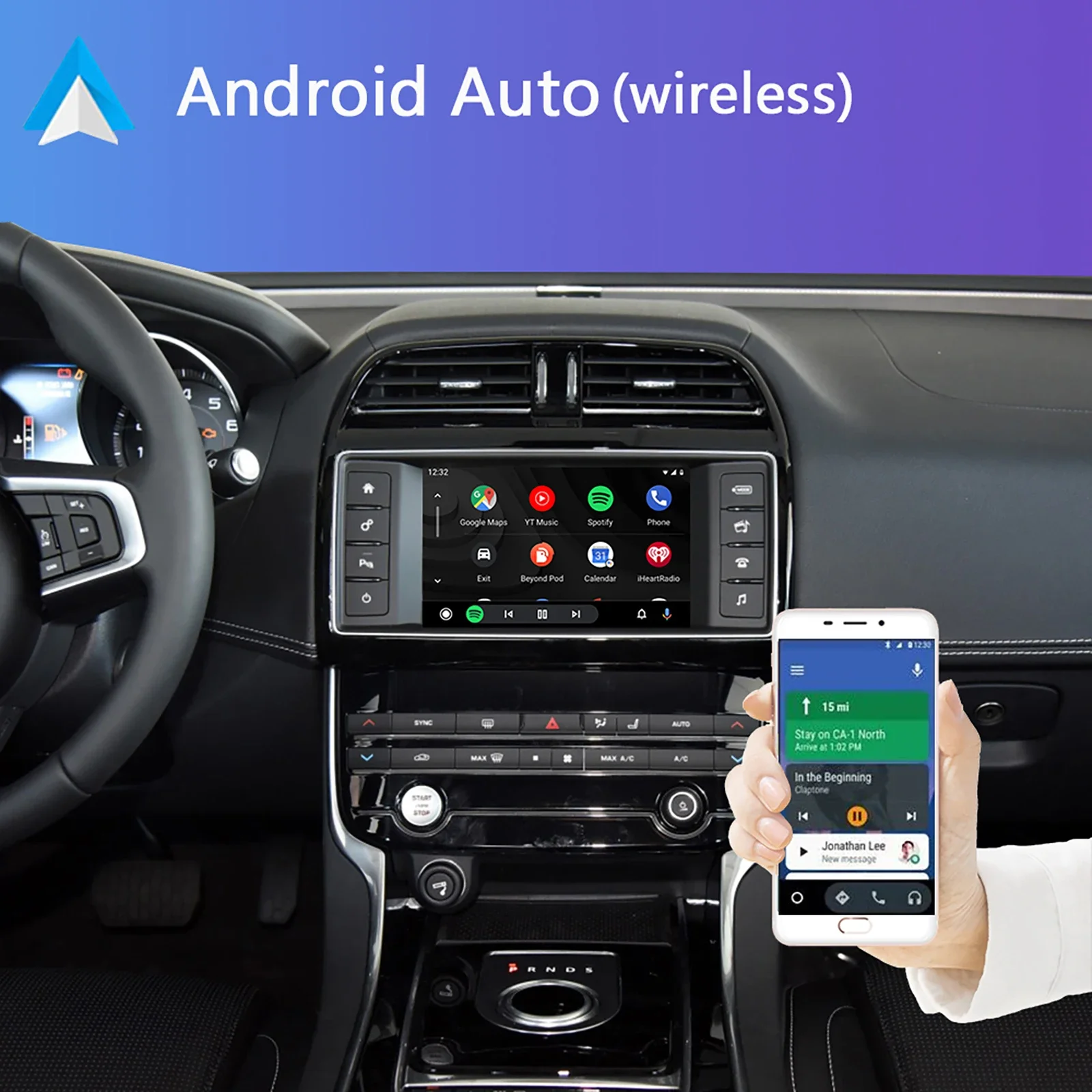 Draadloze Carplay Android Auto Past Voor Land Rover Jaguar Bosch Discovery4 Evoque Freelander2 Xe Xf Xjl