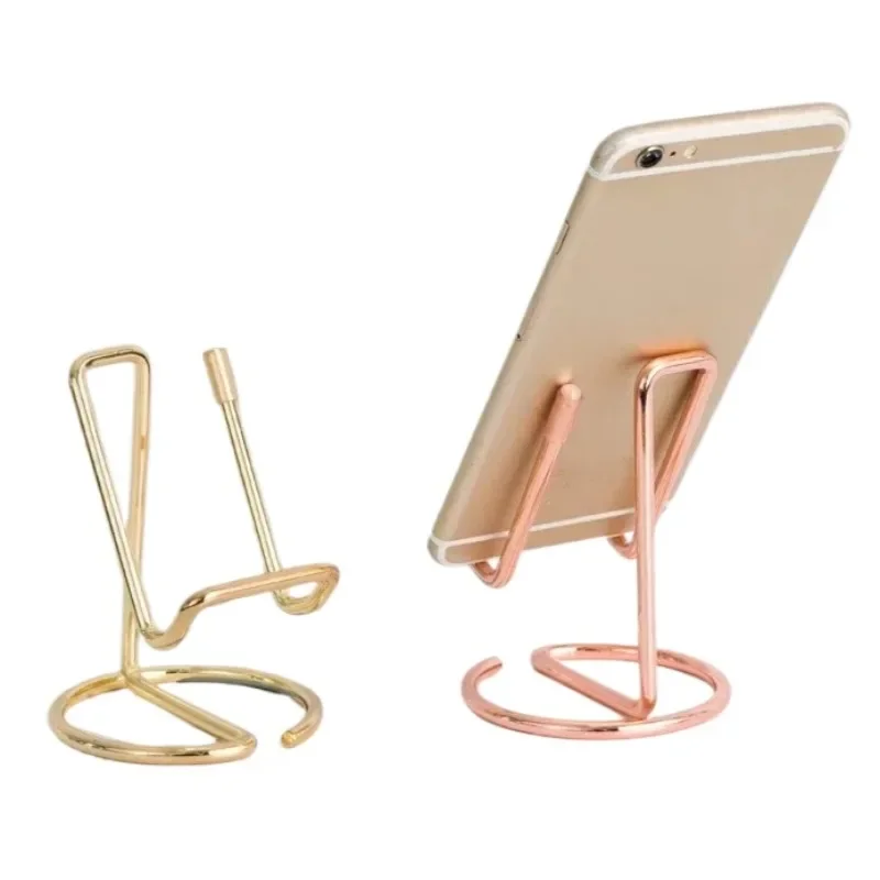 

Metal Mobile Phone Holder Gold Silver Black Cellphone Tablet Stand Holder Universal Desktop Mobile Support Holders